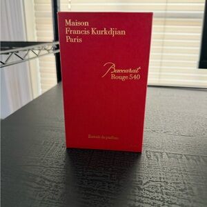 Maison Francis Kurkdjian Red Box Packaging